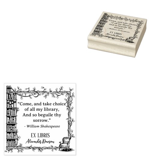 Activiteiten in de omgeving van Elegant Ex Libris  Rubberstempel (Gestempeld)