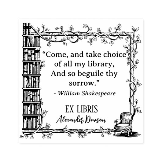 Activiteiten in de omgeving van Elegant Ex Libris  Rubberstempel (Afrduk)