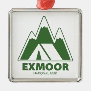 Activiteiten in de omgeving van Exmoor National Pa Metalen Ornament