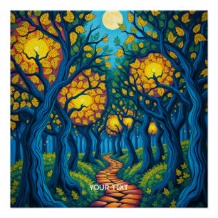 Activiteiten in de omgeving van Fantasy Schattige Perfect Poster