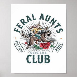 Activiteiten in de omgeving van Feral Aunts Social Poster