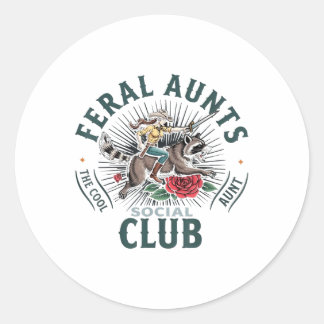 Activiteiten in de omgeving van Feral Aunts Social Ronde Sticker