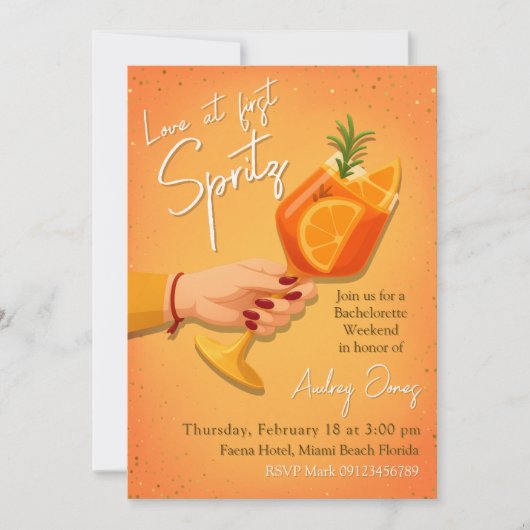 Activiteiten in de omgeving van First Spritz Bache Kaart (Voorkant)