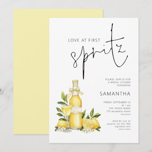 Activiteiten in de omgeving van First Spritz Limon Kaart (Voorkant / Achterkant)