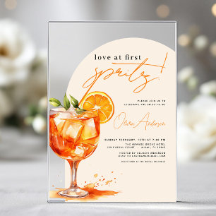 Activiteiten in de omgeving van First Spritz Oranj Acryl Uitnodigingen