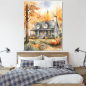 Activiteiten in de omgeving van Folk Art Autumn Ho Canvas Afdruk (Insitu (Slaapkamer))