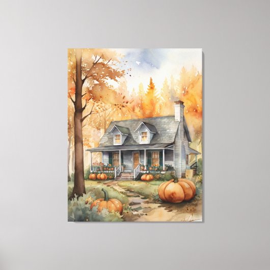 Activiteiten in de omgeving van Folk Art Autumn Ho Canvas Afdruk (Voorkant)
