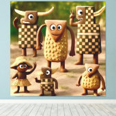 Activiteiten in de omgeving van Forest Checker & S Canvas Afdruk (Insitu (Houten vloer))