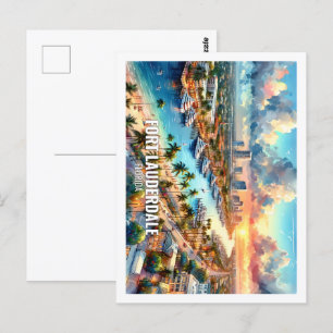 Activiteiten in de omgeving van Fort Lauderdale Fl Briefkaart