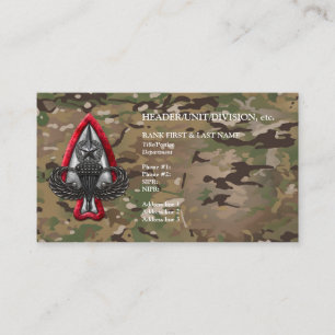 Activiteiten in de omgeving van Fort Liberty  Camo Visitekaartje