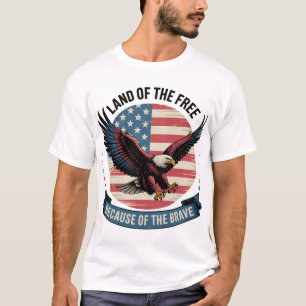 Activiteiten in de omgeving van Free Patriotic Eag T-shirt