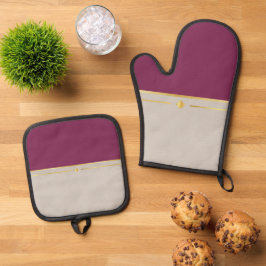 Activiteiten in de omgeving van Fuchsia & Taupe Ha Ovenwant & Pannenlap Set