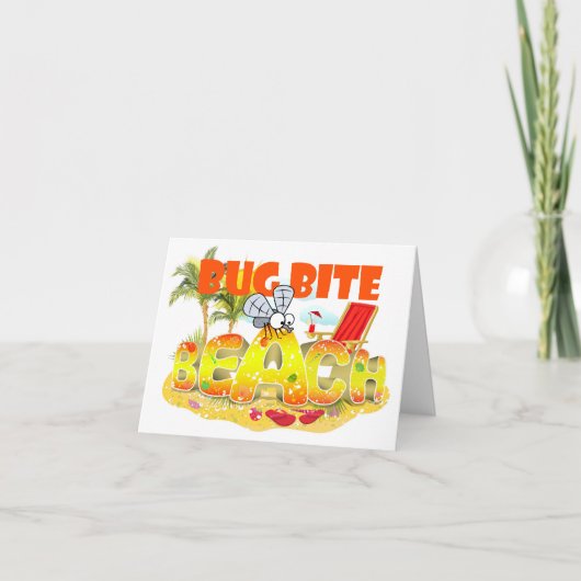 Activiteiten in de omgeving van Funny Bug Bite Bea Kaart (Voorkant)