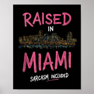 Activiteiten in de omgeving van Funny Miami Florid Poster