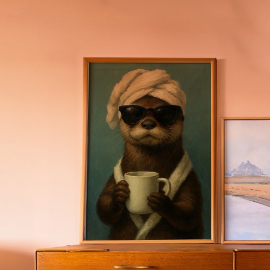 Activiteiten in de omgeving van Funny Otter Coffee Poster