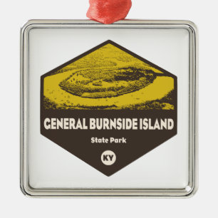 Activiteiten in de omgeving van General Burnside I Metalen Ornament
