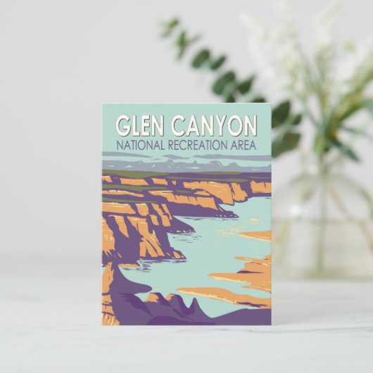 Activiteiten in de omgeving van Glen Canyon Lake P Briefkaart (Staand voorkant)