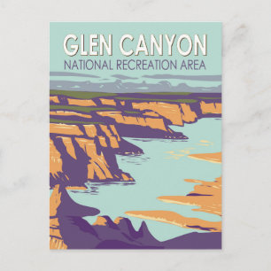 Activiteiten in de omgeving van Glen Canyon Lake P Briefkaart