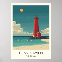 Activiteiten in de omgeving van Grand Haven Michig Poster