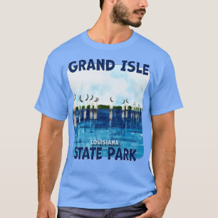 Activiteiten in de omgeving van Grand Isle State P T-shirt