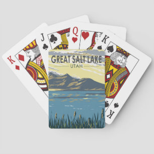 Activiteiten in de omgeving van Great Salt Lake Ut Pokerkaarten