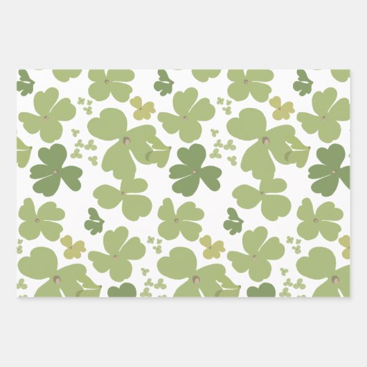 Activiteiten in de omgeving van Green Cloverleaf S Inpakpapier Vel (Voorkant)