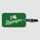 Activiteiten in de omgeving van Green Funny Irish  Bagagelabel (Voorkant (horizontaal))