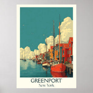 Activiteiten in de omgeving van Greenport New York Poster