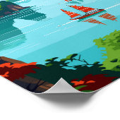 Activiteiten in de omgeving van Ha Long Bay Vietna Poster (Hoek)