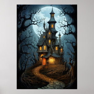 Activiteiten in de omgeving van Halloween Spooky W Poster