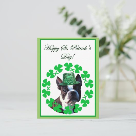 Activiteiten in de omgeving van Happy St. Patrick' Briefkaart (Staand voorkant)