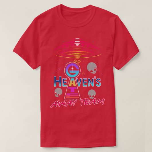 Activiteiten in de omgeving van Heavens Gate Away T-shirt (Design voorkant)