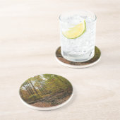 Activiteiten in de omgeving van herfst Creek at La Zandsteen Onderzetter (Zijkant)