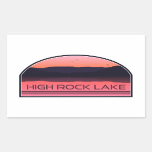 Activiteiten in de omgeving van High Rock Lake Nor Rechthoekige Sticker