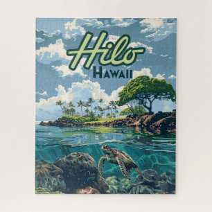 Activiteiten in de omgeving van Hilo Hawaii Big Is Legpuzzel