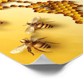 Activiteiten in de omgeving van Honey Bees Wall Ar Poster (Hoek)