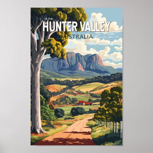 Activiteiten in de omgeving van Hunter Valley Aust Poster (Voorkant)