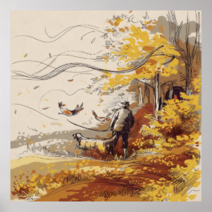 Activiteiten in de omgeving van Hunting Wildlife A Poster