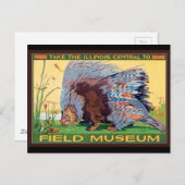 Activiteiten in de omgeving van Illinois Central F Briefkaart (Voorkant / Achterkant)