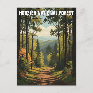 Activiteiten in de omgeving van Indiana Hoosier Na Briefkaart