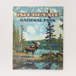 Activiteiten in de omgeving van Isle Royale Nation Legpuzzel