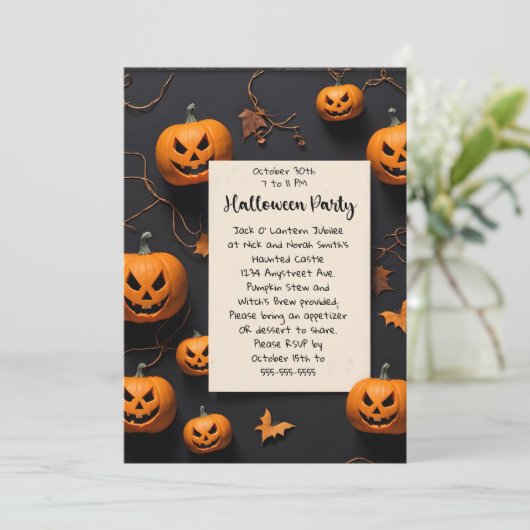 Activiteiten in de omgeving van Jack O'Lanterns & Kaart (Staand voorkant)