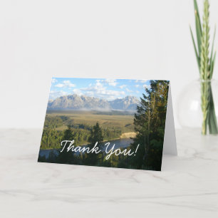 Activiteiten in de omgeving van Jackson Hole Mount Bedankkaart