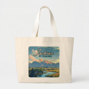 Activiteiten in de omgeving van Jackson Hole Wyomi Grote Tote Bag