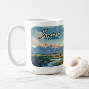 Activiteiten in de omgeving van Jackson Hole Wyomi Koffiemok