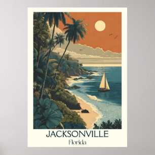 Activiteiten in de omgeving van Jacksonville Flori Poster