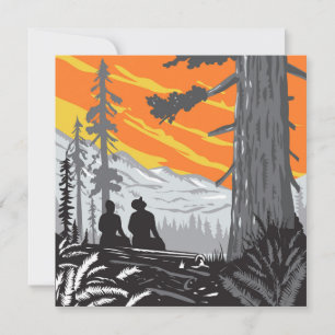 Activiteiten in de omgeving van Jedediah Smith Red Feestdagenkaart