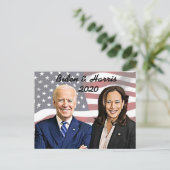 Activiteiten in de omgeving van Joe Biden & Kamala Briefkaart (Staand voorkant)