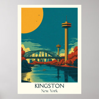 Activiteiten in de omgeving van Kingston New York Poster