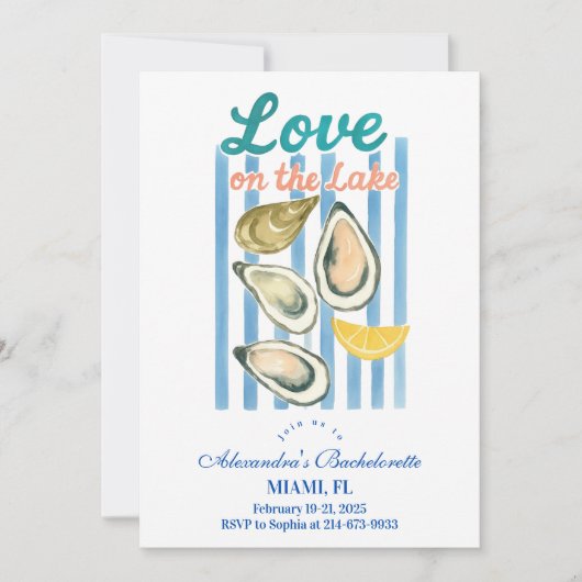 Activiteiten in de omgeving van Lake Bachelorette Kaart (Voorkant)